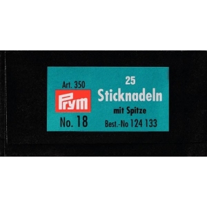 Poppennaald 5,0 cm per 25 stuks (No.18) met punt