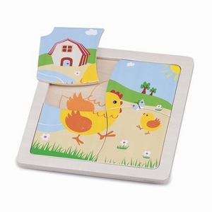 Puzzel - mini - Kip (nog 1x) (nog 1x)