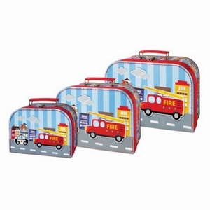 Kofferset Brandweer (set van 3)
