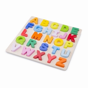 Alfabet puzzel hoofd letters - grote stukken