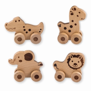 Grijpauto Rollende dieren Naturel - Jouéco