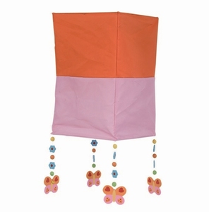 Hanglamp Vlinder Roze/Oranje vierkant