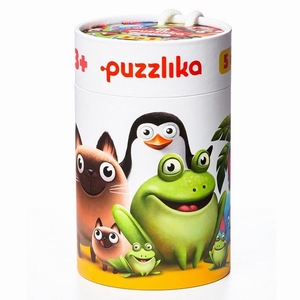 Puzzlika - 5 in 1 Dieren Puzzel  ( -15% op=op )