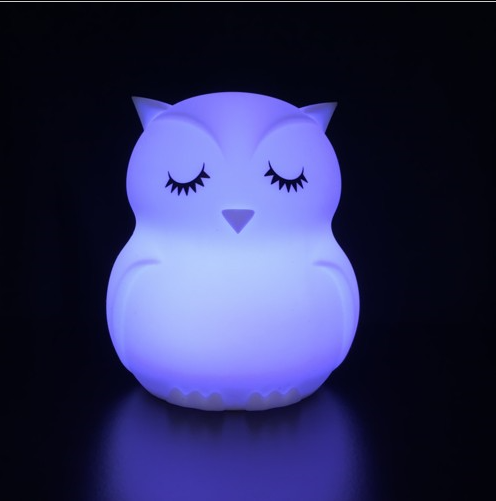 Nachtlamp Siliconen Uil - Klein