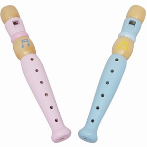 Blokfluit 20 cm Blauw