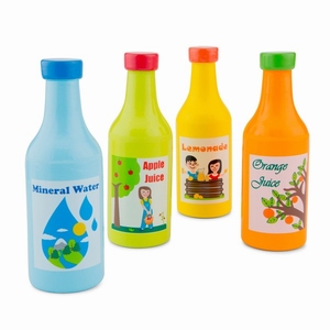 Set van 4 flesjes drinken - New Classic Toys