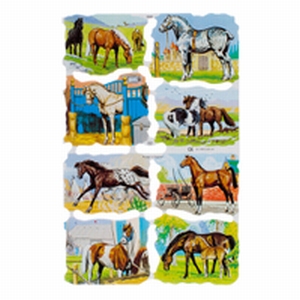 Poëzieplaatje (10st) Paarden div.