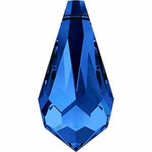 Kristal/Druppel mini 13x6,5mm Sapphire, aanbieding
