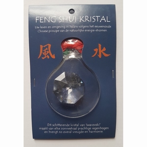 Swarovski - Achthoek 30mm - Feng Shui kaartje