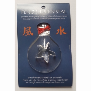Swarovski - Zeester 28mm - Feng Shui kaartje