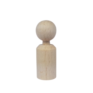 Kegelpoppetje - Recht 47x16 mm met nekje