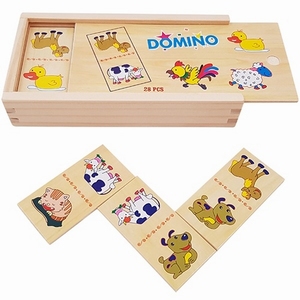 Domino boerderijdieren haan 28-delig - Playwood