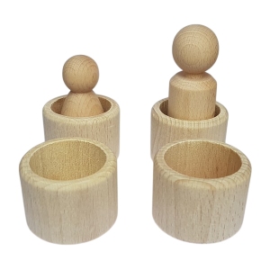 Beker beukenhout dia 46 x hoog 35 mm (binnen 36x35mm)