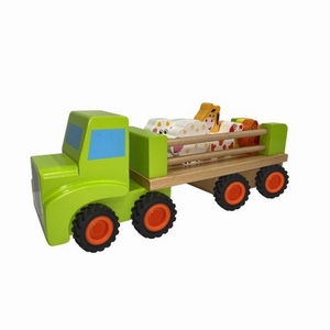Vrachtwagen met boerderijdieren