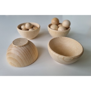 Schaal / kom klein 70 mm Ø x 38mm hoog met voetje