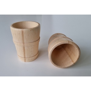 Beker met 2 ringen hoog 53 mm Ø 72mm hoog