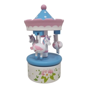 Muziekdoos - Carrousel - hangende Paarden