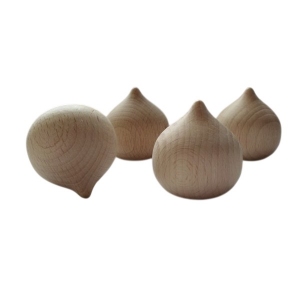 Houten Kegel - Ui-vormig 40x40 mm- beukenhout onbehandeld