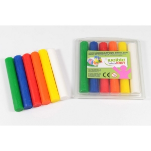Fantasia Kneedwas Rol 6 kleuren tot. 150g, Verp. gerecycled PET