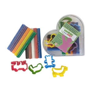 Fantasia Kneedwas Hart 10 rollen + 4 vormpjes