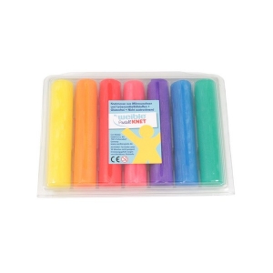 PASTEL Kneedwas Rol 7 kleuren totaal 280 gram, Verp. gerecycled PET