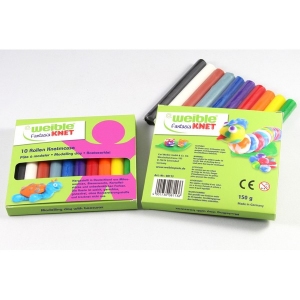 Fantasia Kneedwas Rol 10 kleuren tot. 150 gram in Karton
