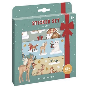 Stickerset Little Dutch X-mas / Kerststickers