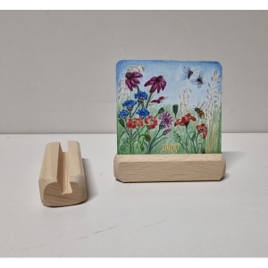 Kaarthouder beuken Maandkaartjes - Onbehandeld, eigen productie