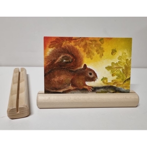 Kaarthouder beuken Breed afgerond - Onbehandeld, eigen productie