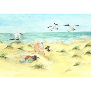 Ansichtkaart 2.46 Kabouter aan zee - 10 stuks
