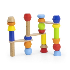 Houten Toren Bouwspel - Viga Toys