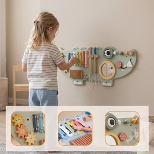 Activiteiten wandbord krokodil TP552 - TookyToy