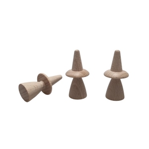 Kegelpoppetje - Heks klein 40 x 16 mm