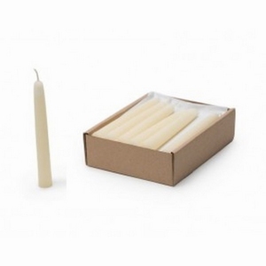 Dipam Kerstboomkaarsjes 2,5h WIT 20 stuks Wit (prijs 1doosje