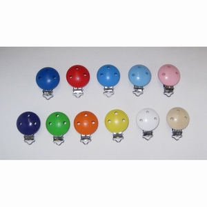 Speenclip assorti 14 kleuren prijs per stuk
