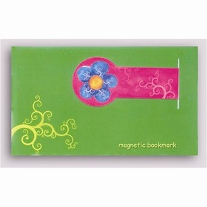Magnetische Boekenlegger - Blue Flower, aanbieding -55%