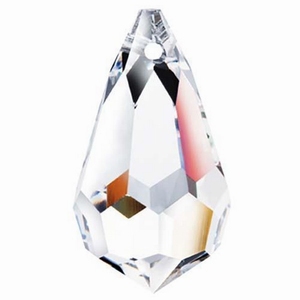 Swarovski - Druppel 20x12mm, nog 9 stuks