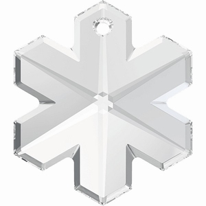 Swarovski - Sneeuwvlok 20mm, nog 2x