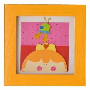 Wanddecoratie kleine prinses (14x14cm)