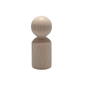 Kegelpoppetje - Recht met nekje 50x20 mm Kind