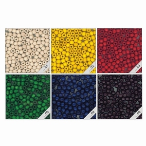 Kraal 12 mm gekleurd - zakje 38 stuks