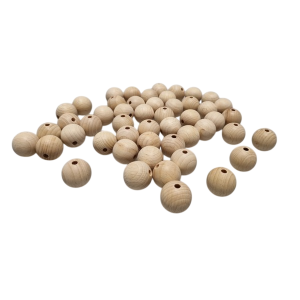 Kraal 20 mm blank - zakje 50 stuks