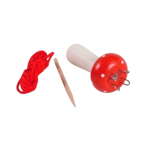 Punnikpaddestoel gekleurd met naald (Goki)