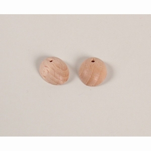 Voetje hout 20x15 mm - zakje 24 stuks