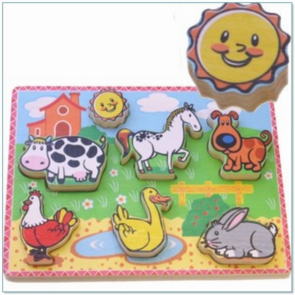 Puzzel dikke stukken Boerderij (56438)