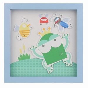 Wanddecoratie Rond het meer 26x26cm