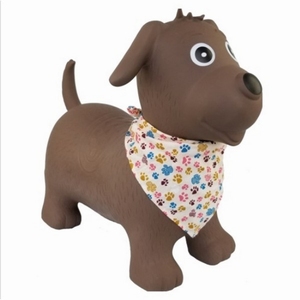 Skippy Beest Hond Bruin met sjaaltje