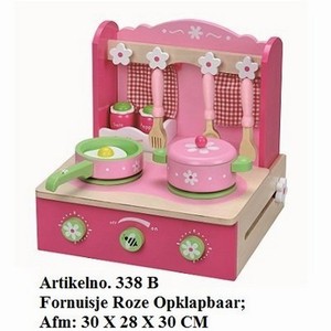 Fornuisje Roze Opklapbaar, Aanbieding !!