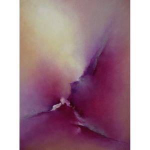 Oliepastelkaart Abstract Roze - per 10 stuks