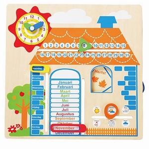 Kalender met jaargetijden; Huis